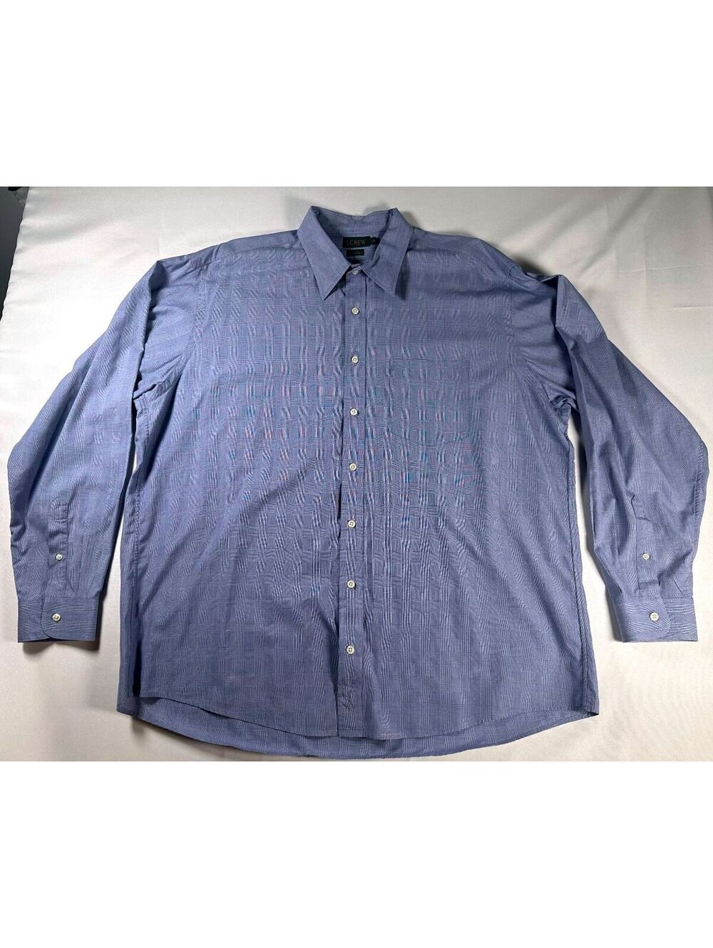 Vintage J.Crew Mens Dress Shirt Size 17.5-36, 100% Cotton